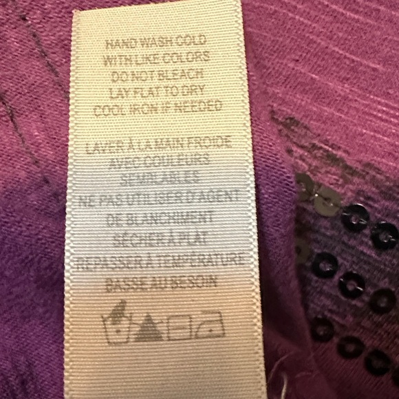 🌸Revolution Plum Tank Top with Ebony Stripes - Picture 5 of 5